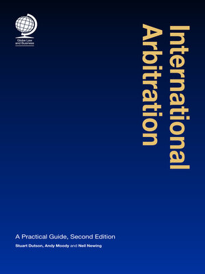 cover image of International Arbitration